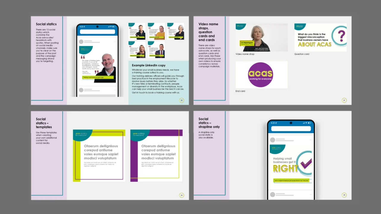 mock up of brand guidance
