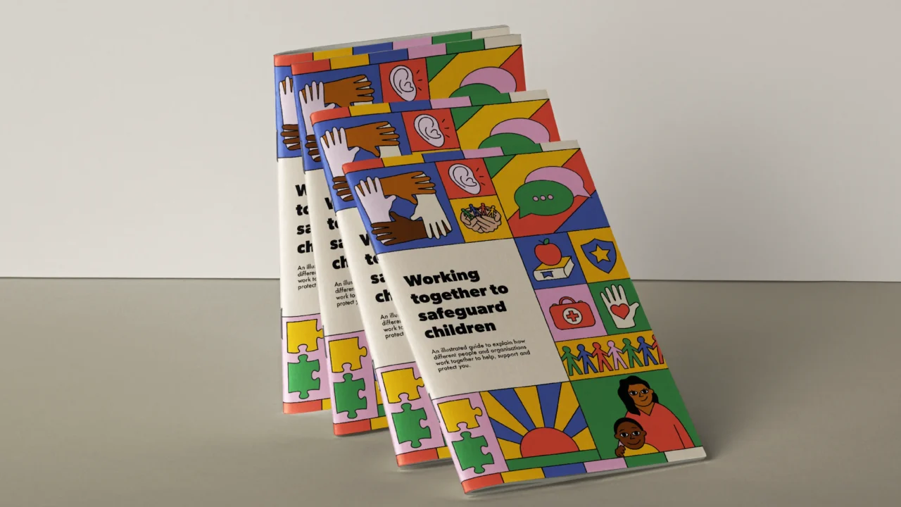 Working together to safeguard children report covers created for the Department for Education