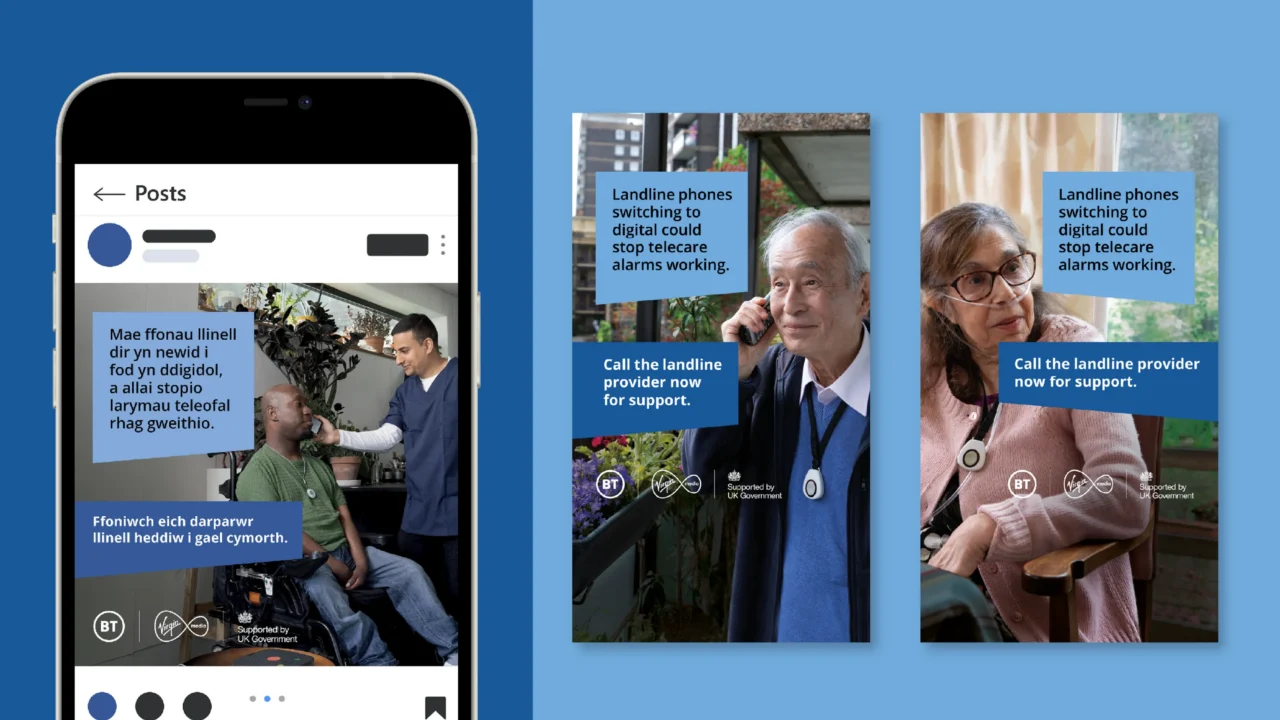 mock up of social post of campaign