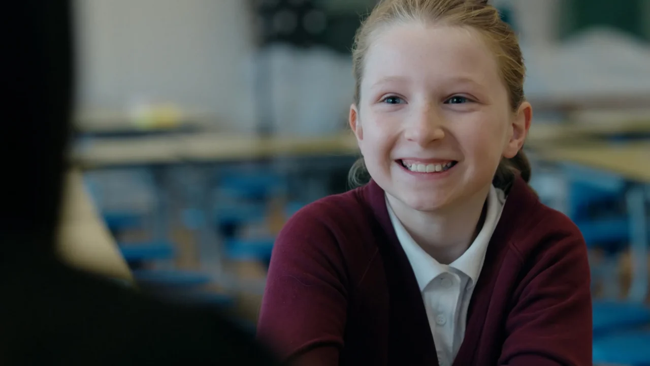 A still frame from the DFE Free Breakfast Clubs video series