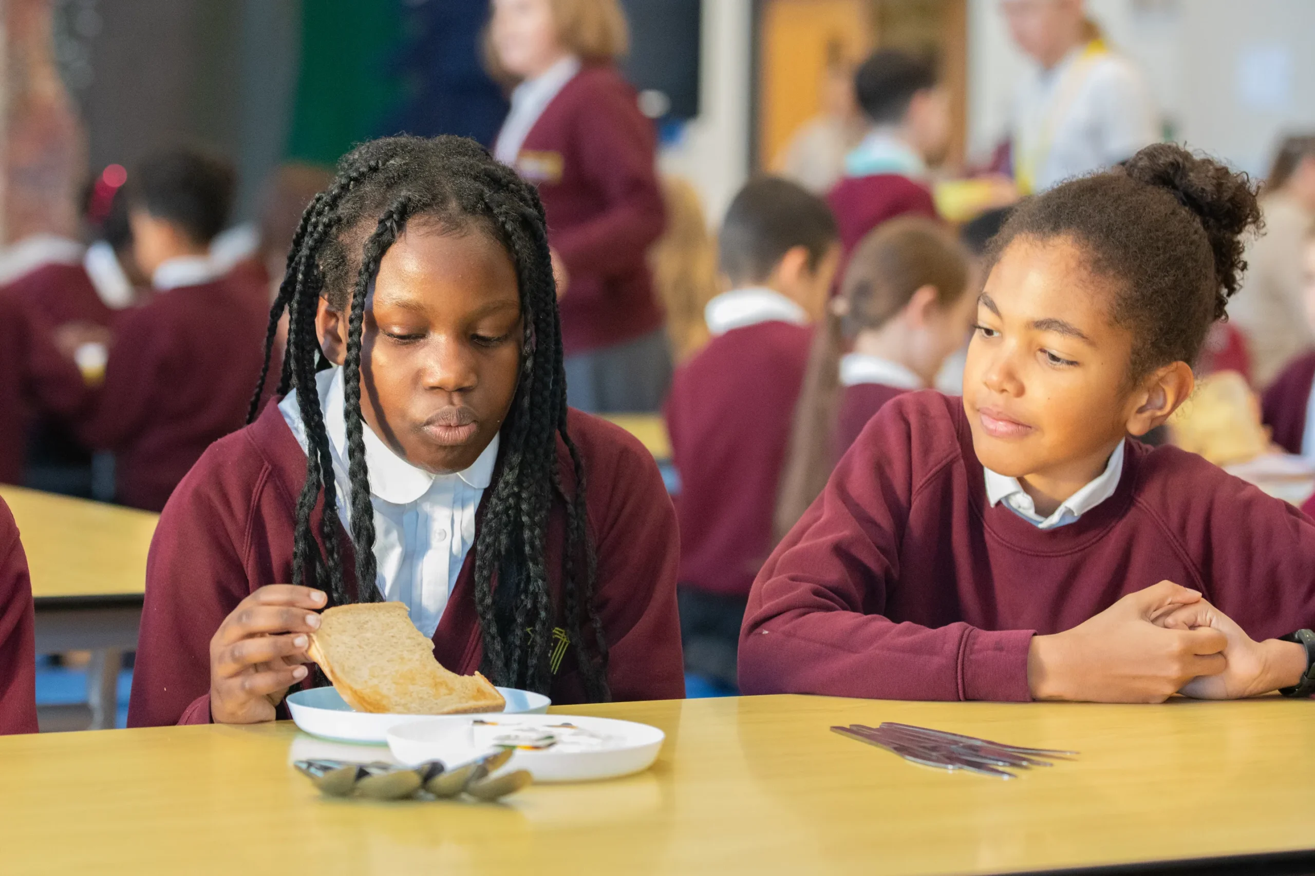 A photograph from the DFE Free Breakfast Clubs project