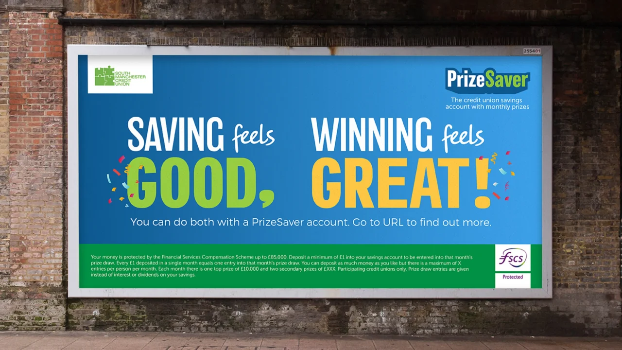 PrizeSaver mocked up billboard
